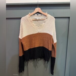 HYFVE Multicolor V-Neck Sweater